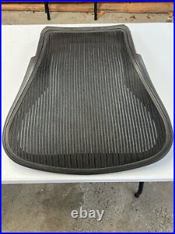 Used Herman Miller Aeron Seat Back SIZE C Black Mesh Genuine OEM PARTS AERON
