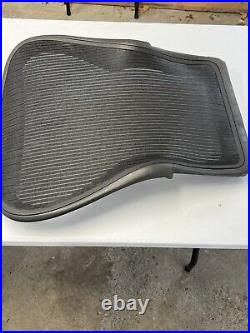 Used Herman Miller Aeron Seat Back SIZE C Black Mesh Genuine OEM PARTS AERON