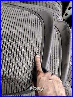 Used Herman Miller Aeron seat pan W Mesh size B (2 dots) OEM Genuine Blemished