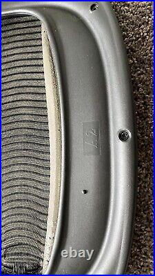 Used OEM Herman Miller Aeron Seat Frame & Mesh size A