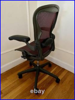 Vintage Herman Miller Aeron Chair Wine Pellicle, Size B