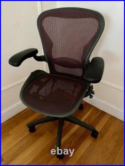 Vintage Herman Miller Aeron Chair Wine Pellicle, Size B