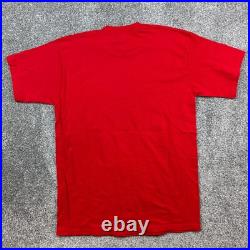 Vintage Herman Miller Shirt Mens Large Red Furniture Chair Aeron Company Logo