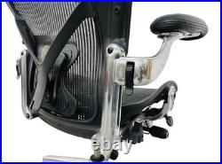 Vintage Herman Miller Stainless Steel Aeron Swivel Office Desk Chair C2