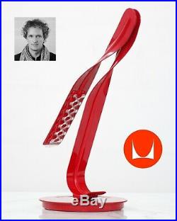 Yves Behar Herman Miller Leaf LED Desk Light Lamp Aeron Sayl EAMES Knoll DWR Red
